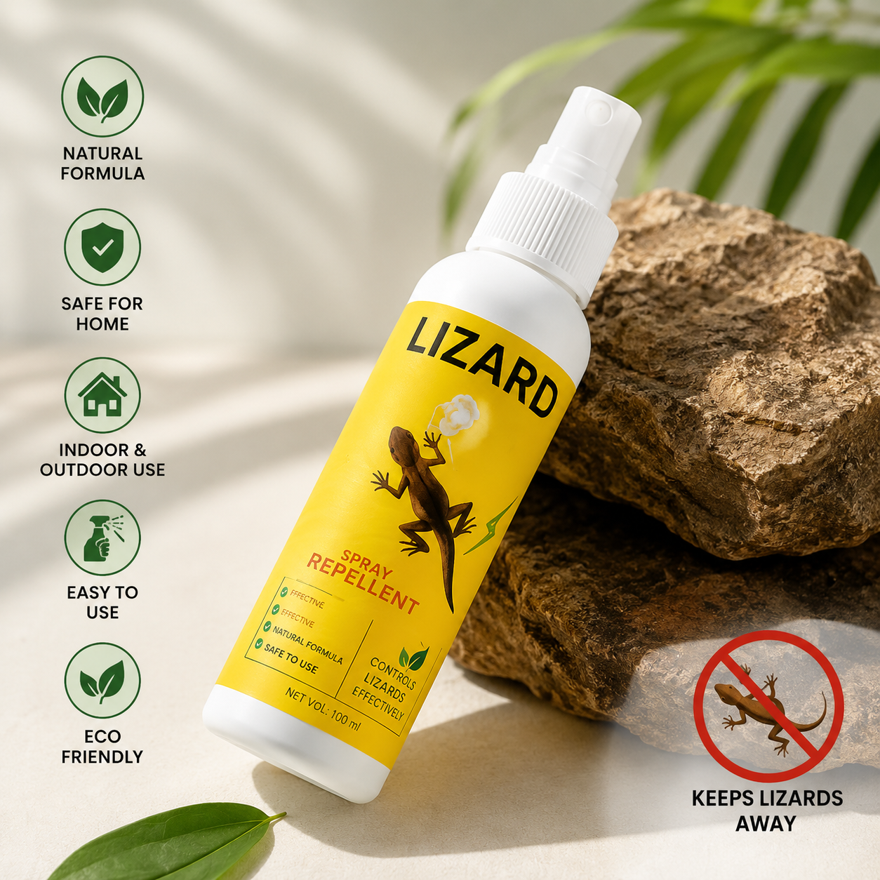 Lizard Repellent Spray | Keep Your Home Lizard-Free 100 ml