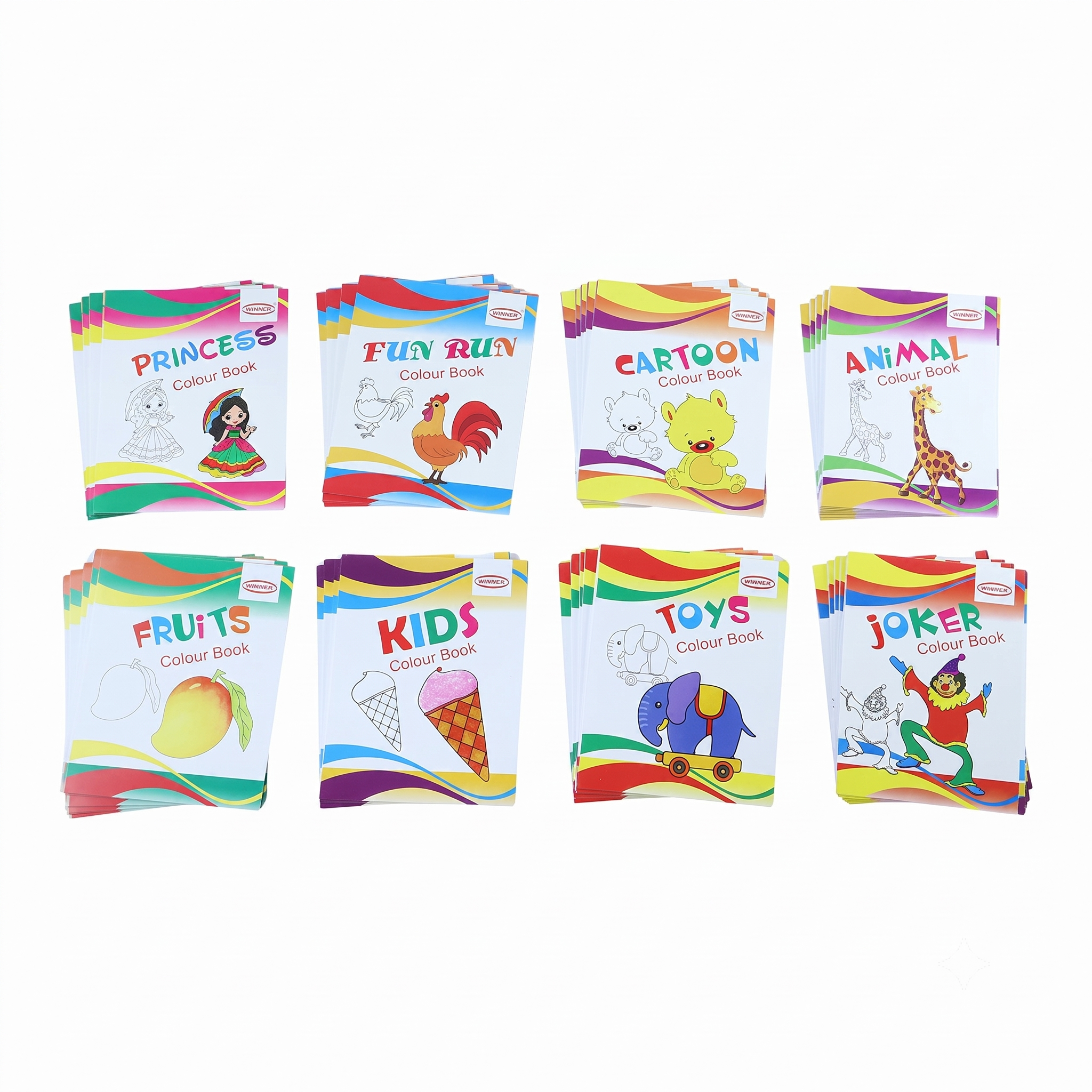 Colouring books for kids (Pack of 40)