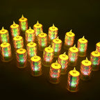 Flameless LED Tea Light Candles – 24 Pc Diwali Decor | Indo Glow