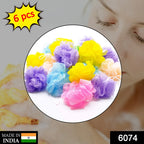 Bath Loofah Sponge – 6 Pcs Exfoliating Body Scrubber | VelvaBloom