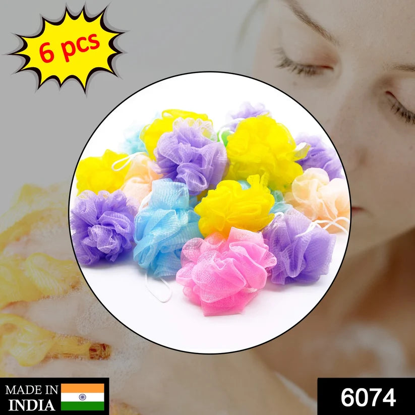 Bath Loofah Sponge – 6 Pcs Exfoliating Body Scrubber | VelvaBloom