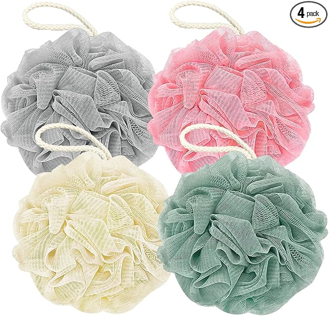 Bath Loofah Sponge – 6 Pcs Exfoliating Body Scrubber | VelvaBloom