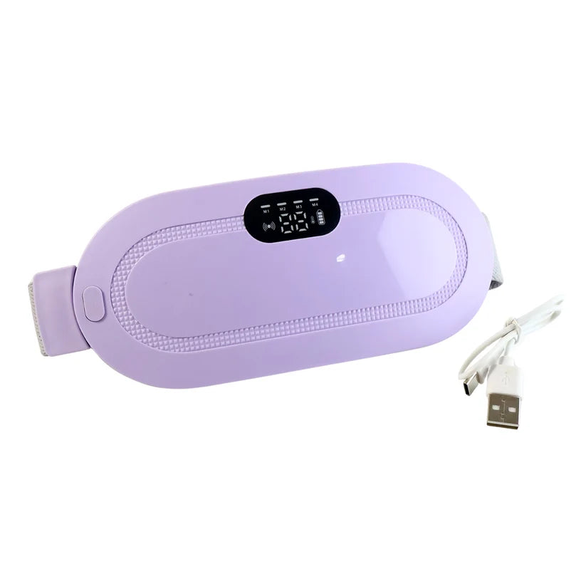 Menstrual Cramp Relief Belt – Rechargeable Heating Pad | Velvet Wellness