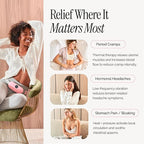 Menstrual Cramp Relief Belt – Rechargeable Heating Pad | Velvet Wellness